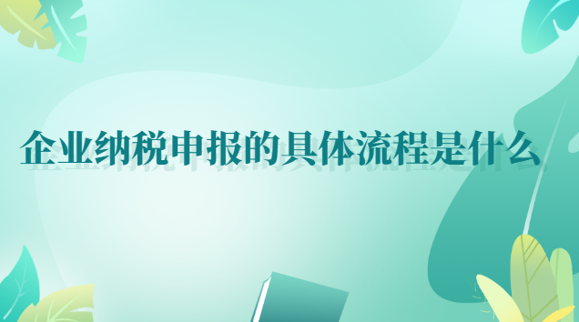 企業(yè)納稅申報(bào)流程詳細(xì)步驟(公司如何進(jìn)行納稅申報(bào)流程)