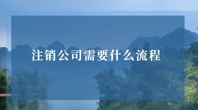 注銷公司需要什么流程和費(fèi)用(公司一般注銷公示流程)